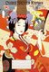 Osaka Mercantile Steamship poster featuring a kimono-clad young woman and the company flag.